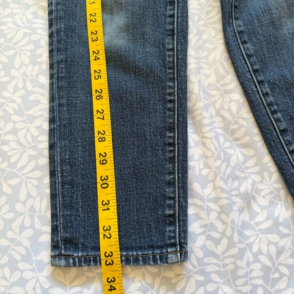 Talbots Blue Ankle Cropped Jeans size 4P - Picture 4 of 6